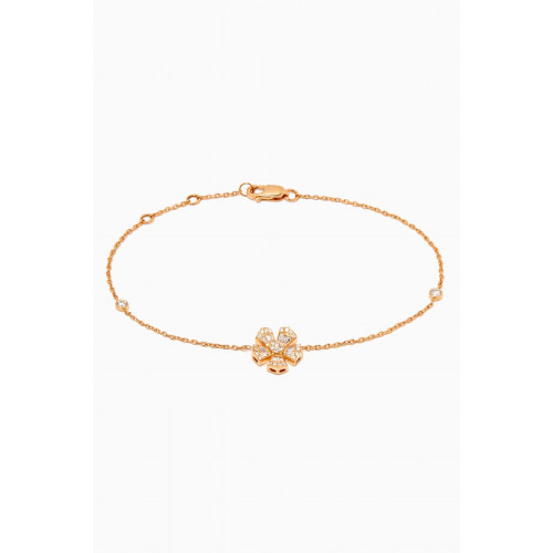 Maison H Jewels - Fleur Mini Diamond Bracelet in 18kt Yellow Gold
