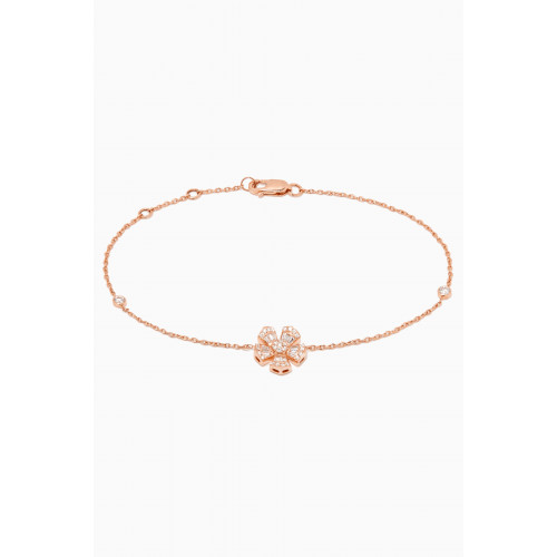 Maison H Jewels - Fleur Mini Diamond Bracelet in 18kt Rose Gold Rose Gold