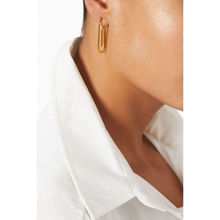 Maison H Jewels - Le Clip Diamond Earrings in 18kt Yellow Gold Yellow