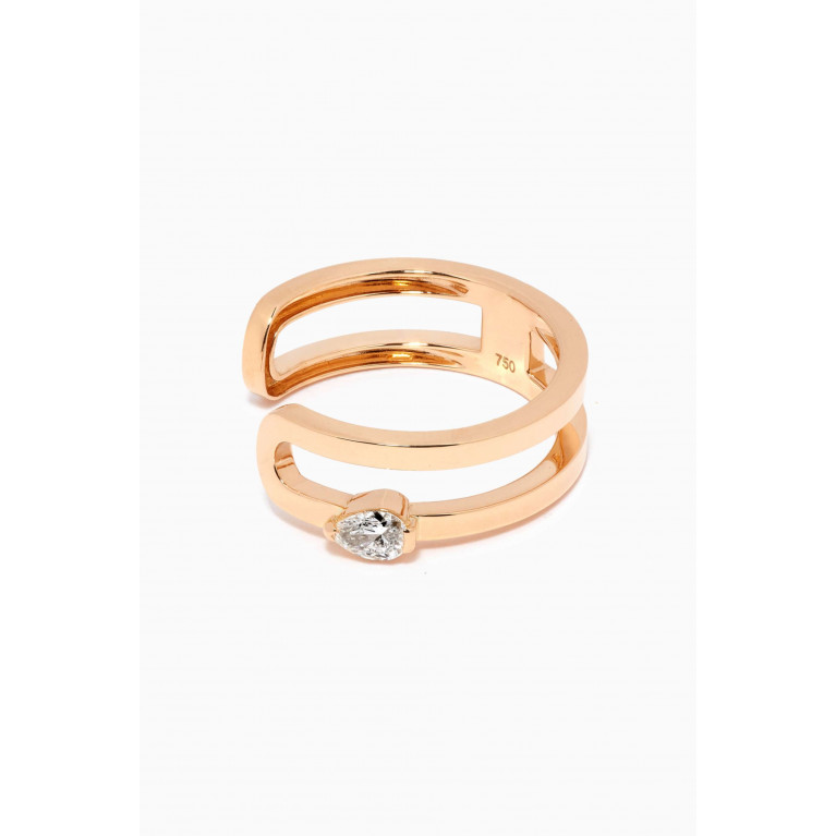 Maison H Jewels - Cambre Diamond Open Ring in 18kt Yellow Gold