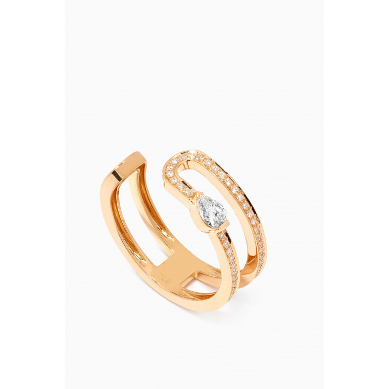 Maison H Jewels - Cambre Diamond Open Ring in 18kt Rose Gold Yellow