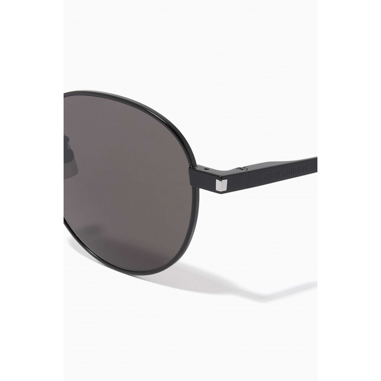 Saint Laurent - Aviator Sunglasses in Metal