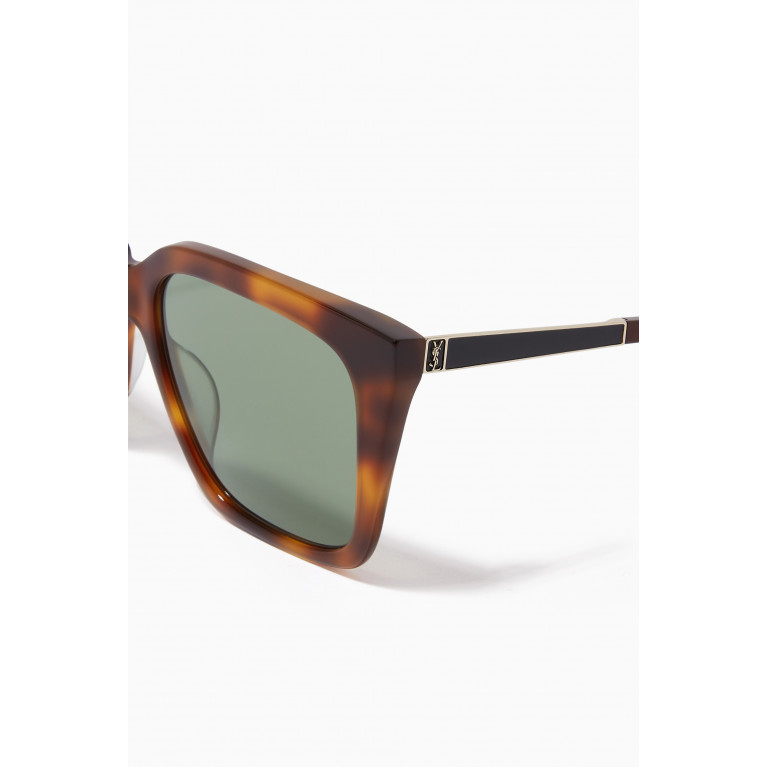 Saint Laurent - Oversized D-frame Sunglasses in Acetate