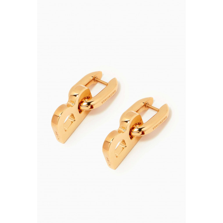 Balenciaga - B Chain XS Earrings in Brass