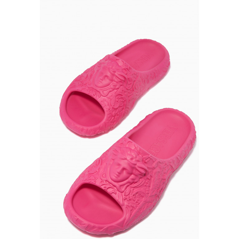 Versace - Medusa Dimensions Pool Slide Sandals in Rubber