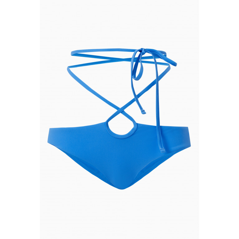 Christopher Esber - Looped Tie Bikini Bottoms in Stretch Nylon