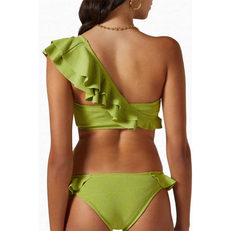 Clube Bossa - Malgosia Bikini Top in Stretch Nylon Green
