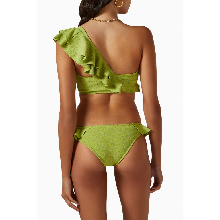 Clube Bossa - Laven Bikini Bottoms in Stretch Nylon Green
