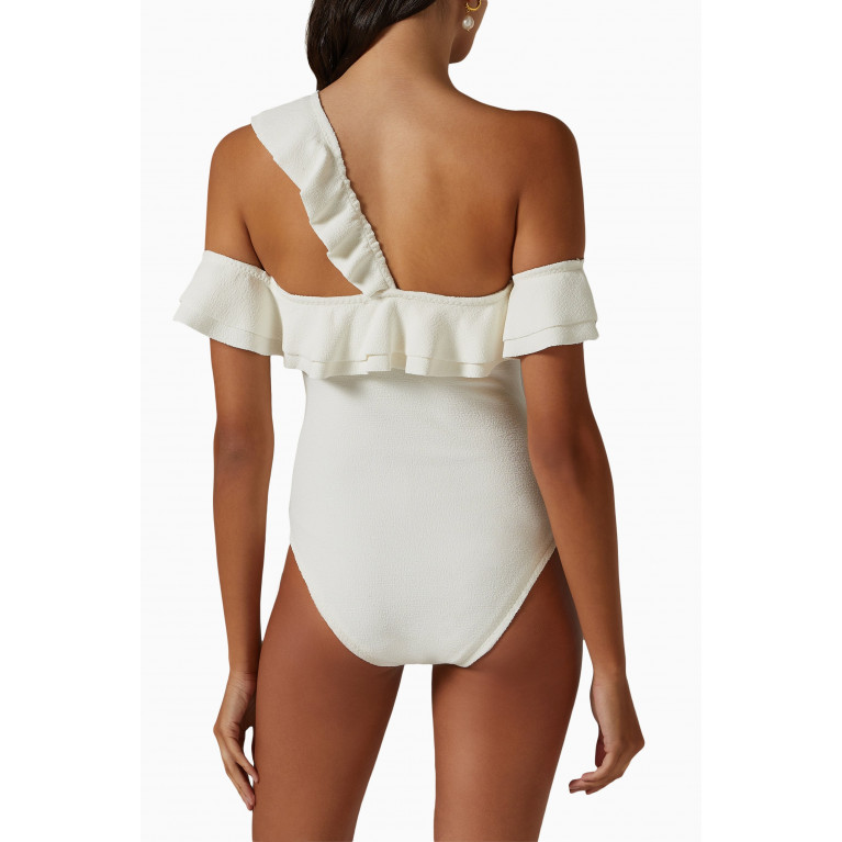 Clube Bossa - Bresse One-shoulder Swimsuit in Stretch Nylon