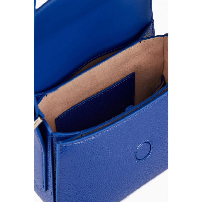 Giorgio Armani - La Prima Shoulder Bag in Leather Blue
