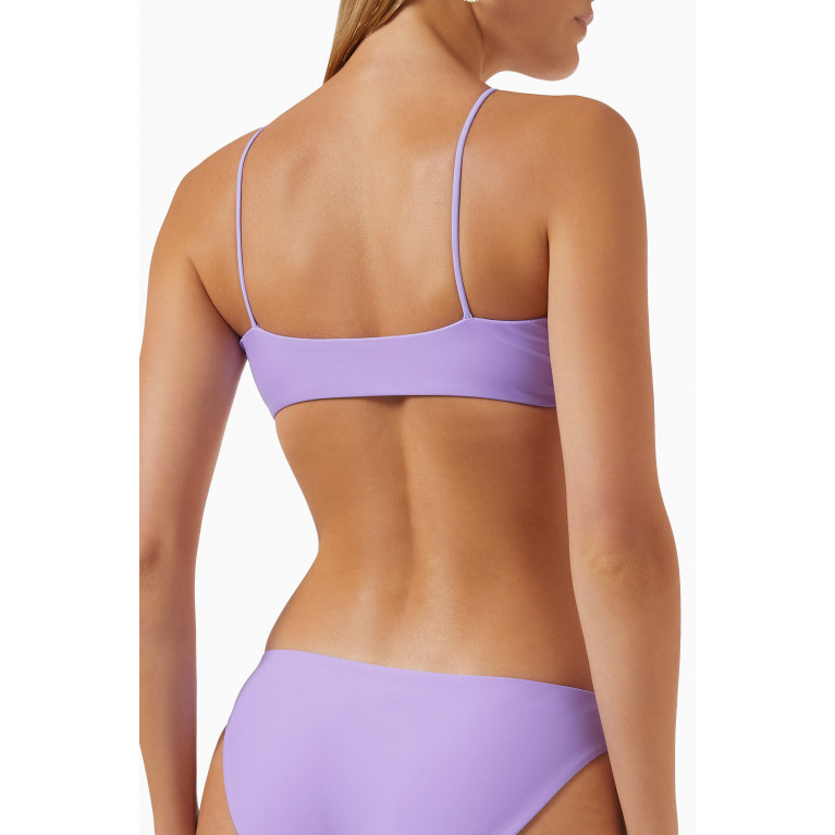 Jade Swim - Livi Bikini Top in LYCRA® Purple
