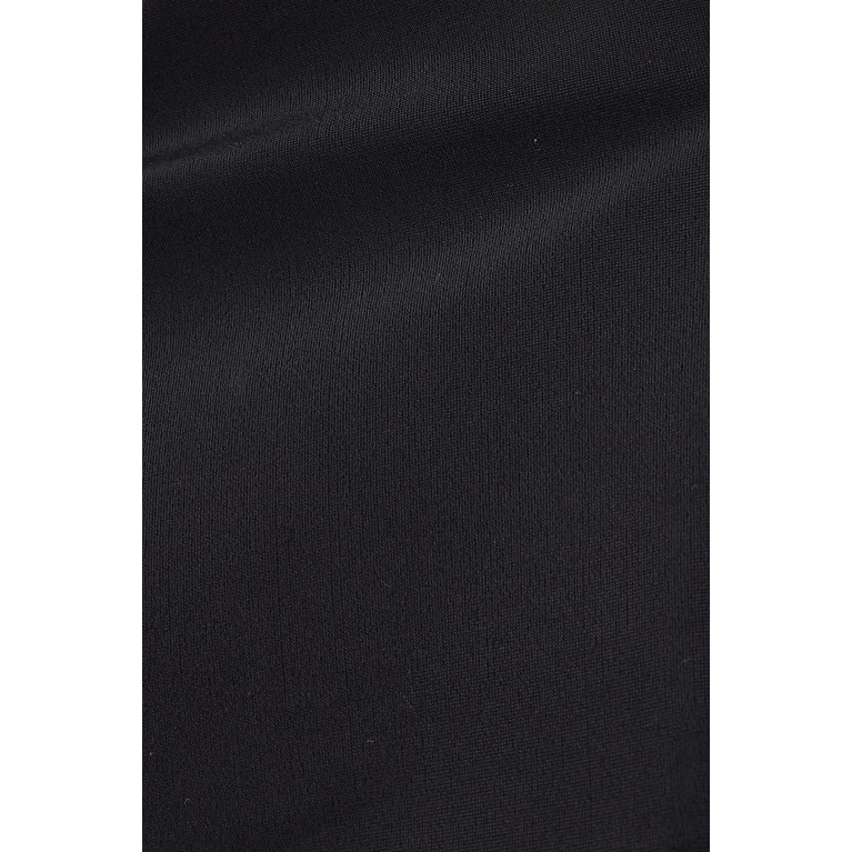 Jade Swim - Rounded Edges Bikini Top in LYCRA® Black