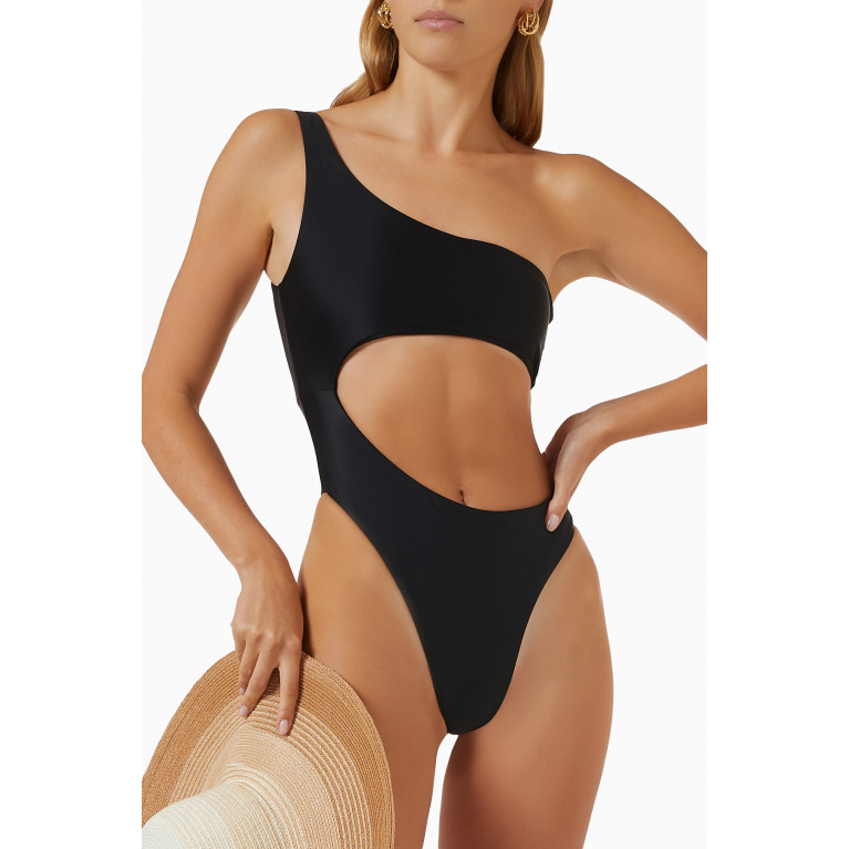 Jade Swim - Luna Swimsuit in LYCRA® Black