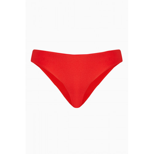 Jade Swim - Lure Bikini Bottoms in LYCRA® Red