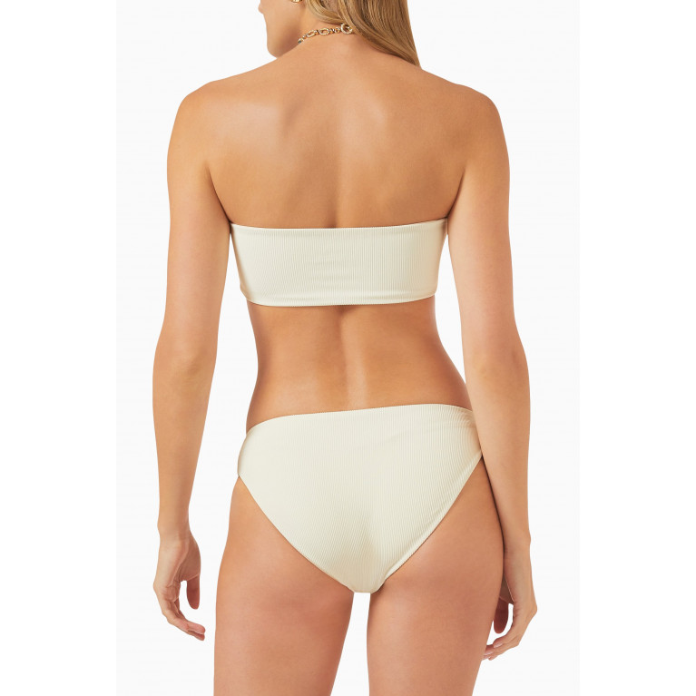 Jade Swim - Lure Bikini Bottoms in Ribbed LYCRA®