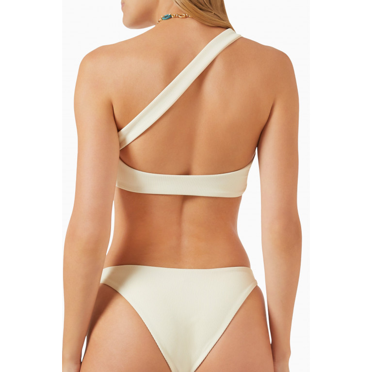 Jade Swim - Halo Bikini Top in Ribbed LYCRA®
