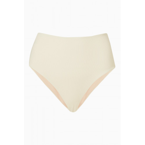 Jade Swim - Bound Bikini Bottoms in Ribbed LYCRA®