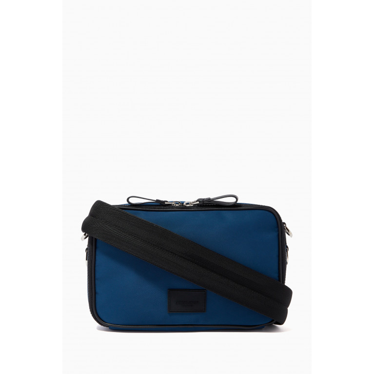 Giorgio Armani - Logo Patch Crossbody Bag in Recyclable Nylon