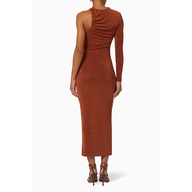 Misha - Asher Dress in Jersey Brown