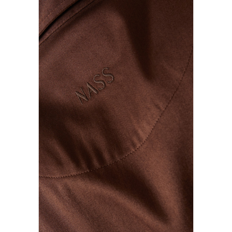 NASS - Monaco Shirt in Twill Brown
