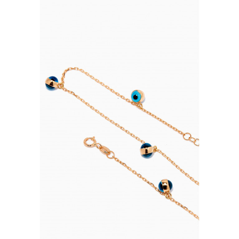 M's Gems - Ayna Charm Anklet in 18kt Yellow Gold