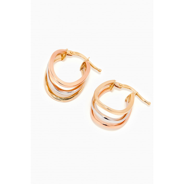 M's Gems - Zina Hoop Earrings in 18kt Yellow Gold
