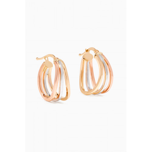 M's Gems - Zina Hoop Earrings in 18kt Yellow Gold