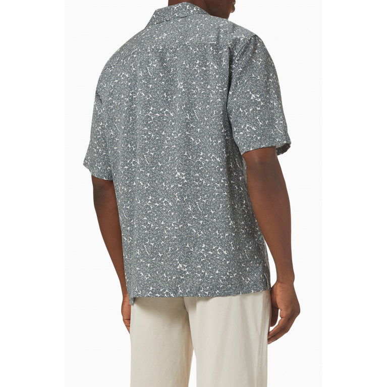 Theory - Noll Geo Floral Shirt in Tencel