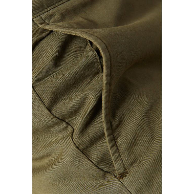 Theory - Zaine Shorts in Cotton Green