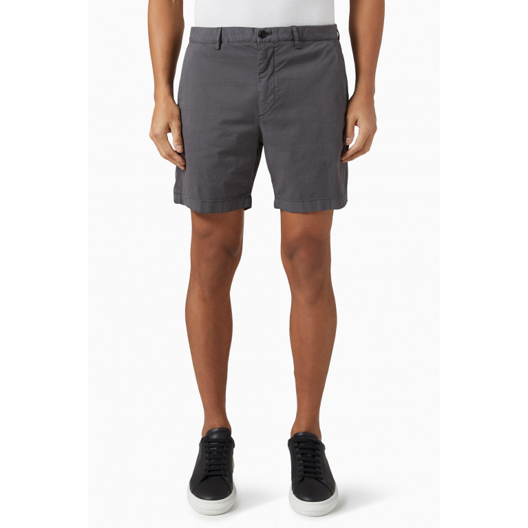 Theory - Zaine Shorts in Cotton Grey