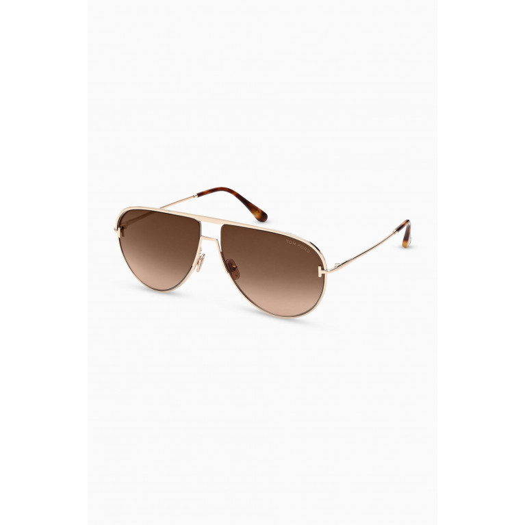 Tom Ford - Theo Sunglasses in Metal