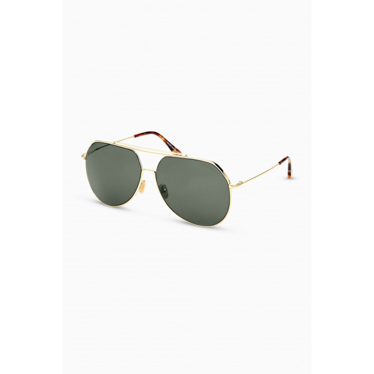 Tom Ford - Clyde Sunglasses in Metal