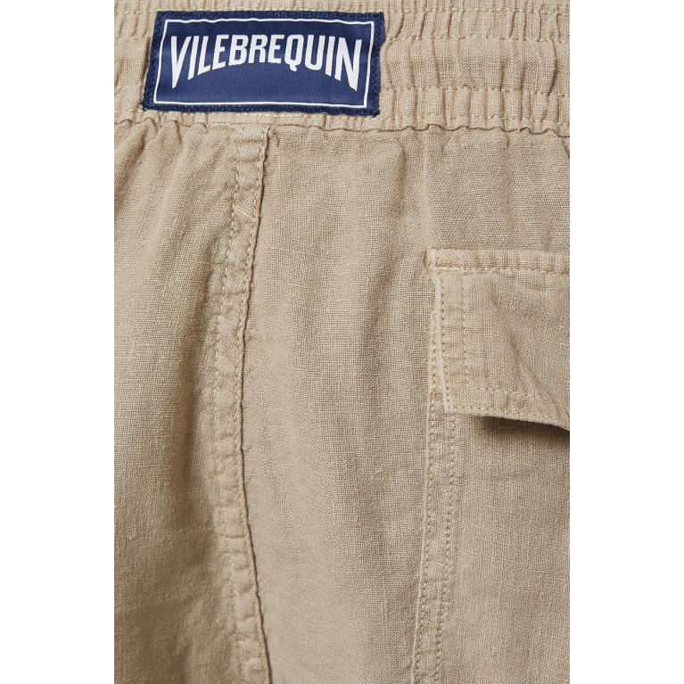 Vilebrequin - Cargo Bermuda Shorts in Linen Neutral