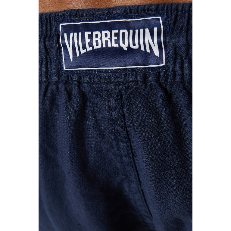 Vilebrequin - Bermuda Shorts in Linen Blue
