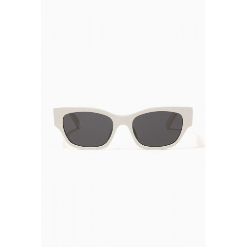 Celine - Square Sunglasses in Acetate White
