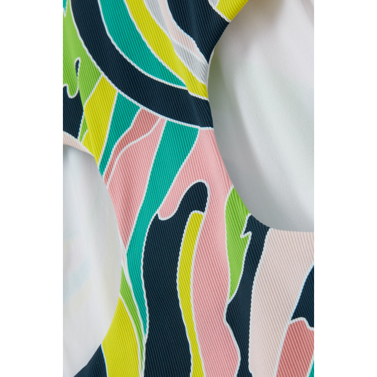 Emilio Pucci - Vetrate Abstract Print Swimsuit