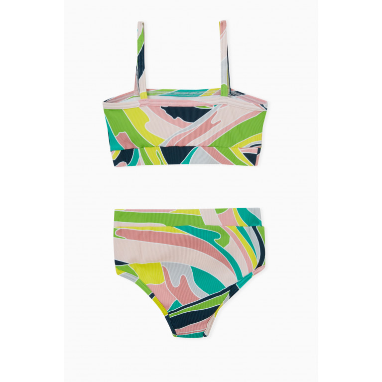 Emilio Pucci - Vetrate Two-Piece Swimsuit in Lycra