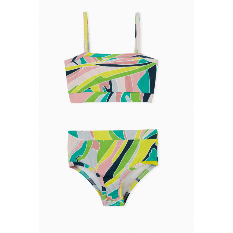 Emilio Pucci - Vetrate Two-Piece Swimsuit in Lycra