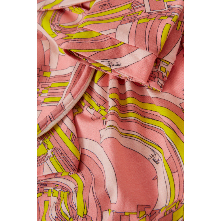 Emilio Pucci - Bodysuit, Bib & Beanie Gift Set in Cotton