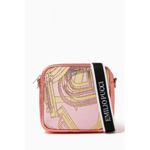 Emilio Pucci - Art Print Strap Bag in Laminated Leather