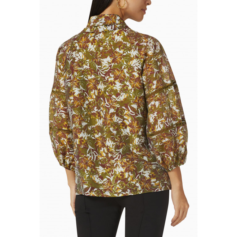 Ministry Of Style - Floral in Disguise Blouse in Viscose