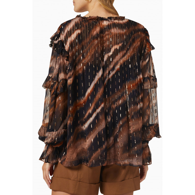Ministry Of Style - Terrain Blouse in Lurex Chiffon