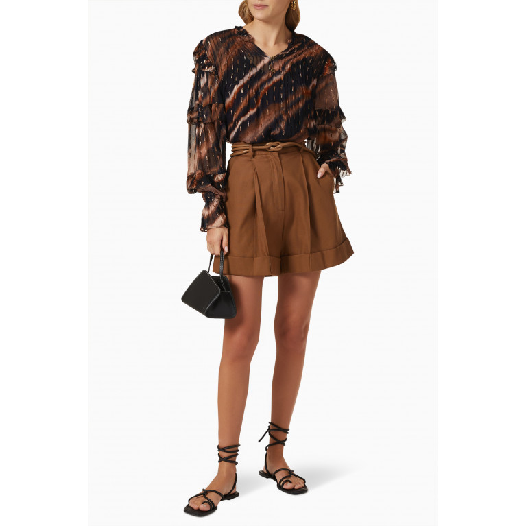 Ministry Of Style - Terrain Blouse in Lurex Chiffon
