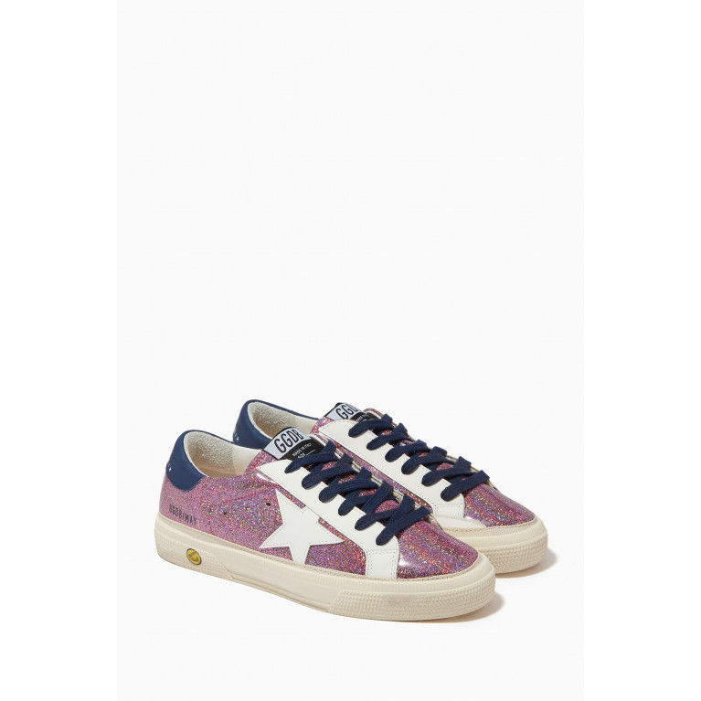 Golden Goose Deluxe Brand - May Sneakers in Glitter Leather