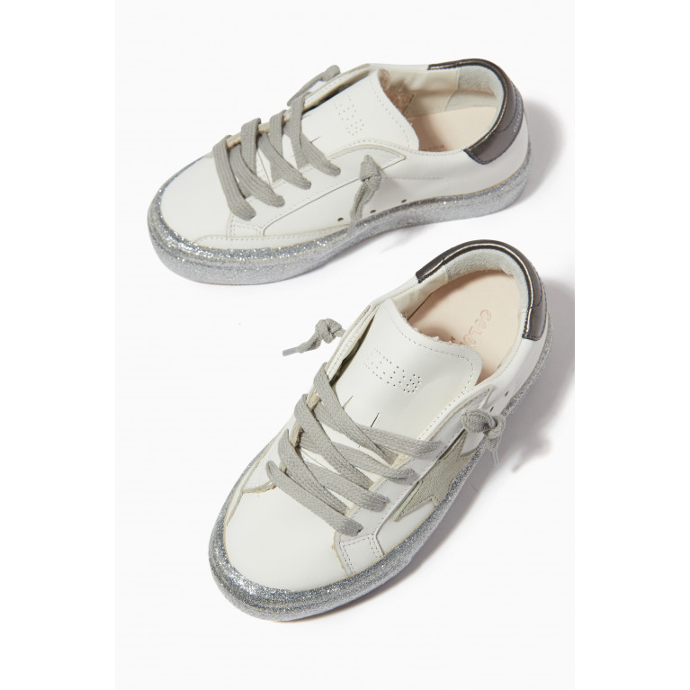 Golden Goose Deluxe Brand - May Sneakers with Suede Star in Leather