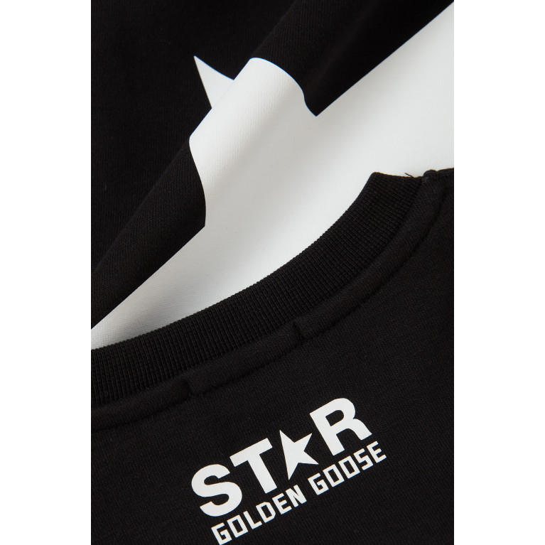Golden Goose Deluxe Brand - Star Collection Maxi Logo Sweatshirt in Cotton