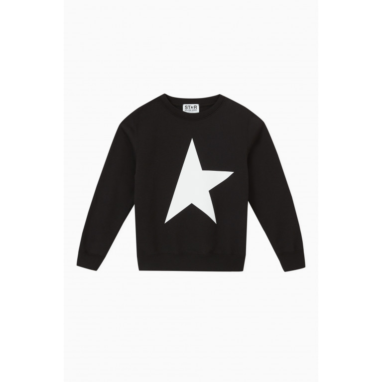 Golden Goose Deluxe Brand - Star Collection Maxi Logo Sweatshirt in Cotton