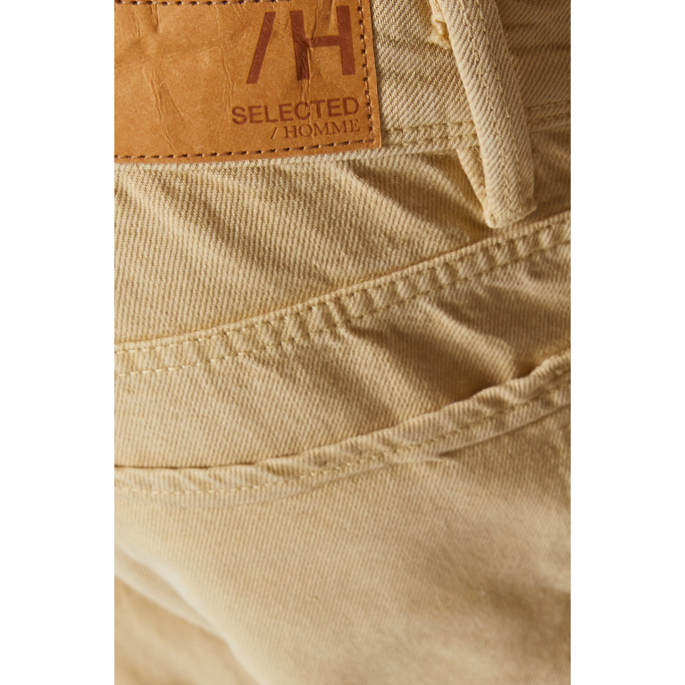 Selected Homme - Comfort Jeans in Tencel Denim Neutral