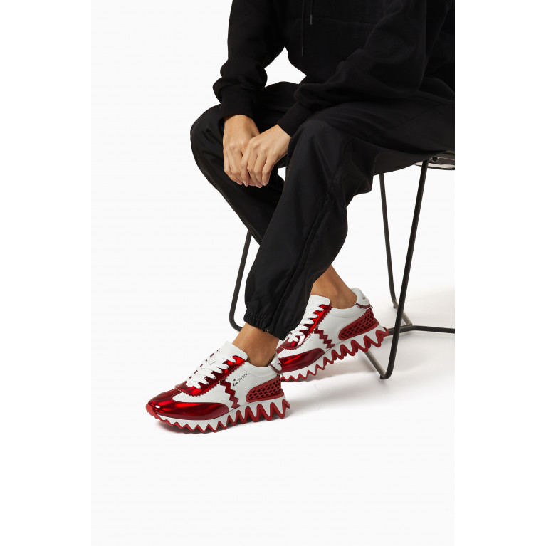 Christian Louboutin - Loubishark Sneakers in Neoprene & Leather
