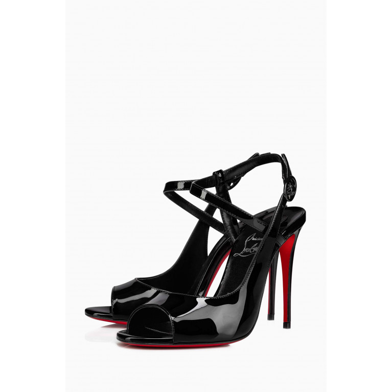 Christian Louboutin - So Jen 100 Sandals in Patent Leather